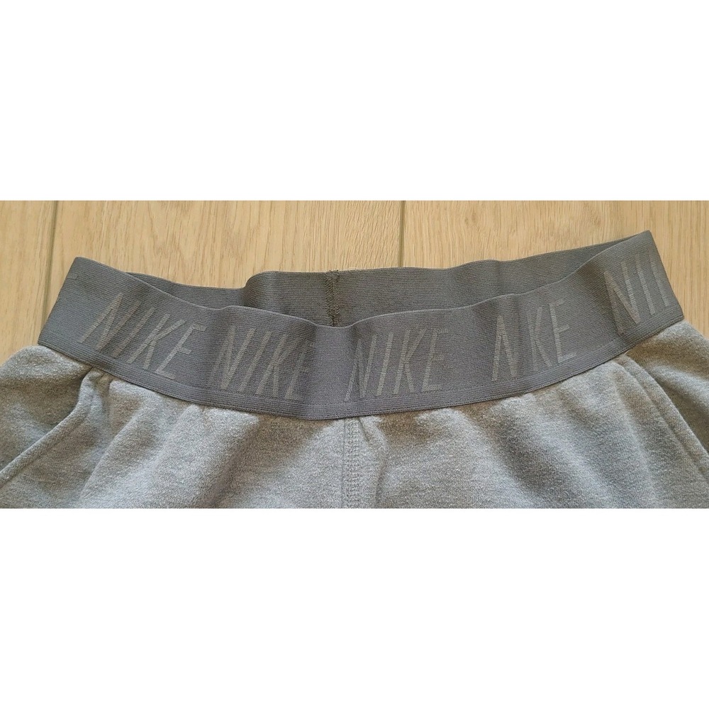 Nike Dri-Fit Sweatpants Women's Size Medium Gray Taper Leg Wide Elastic Waist - Picture 6 of 11
